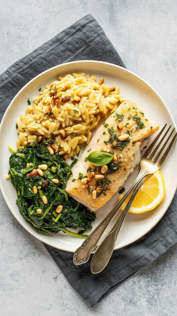 easy Greek-Style Panko Crusted Cod