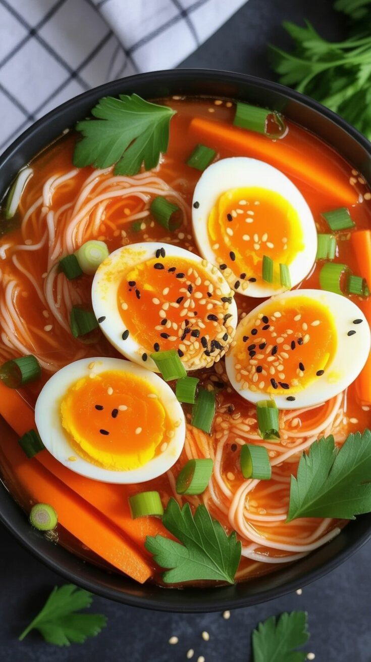 easy Korean Ramen with Tteokbokki