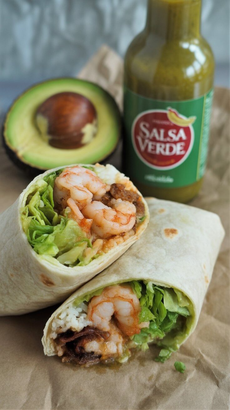 easy Old Bay Shrimp Burritos