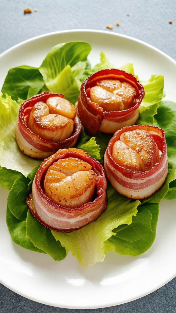 easy Red Lobster Bacon Wrapped Scallops