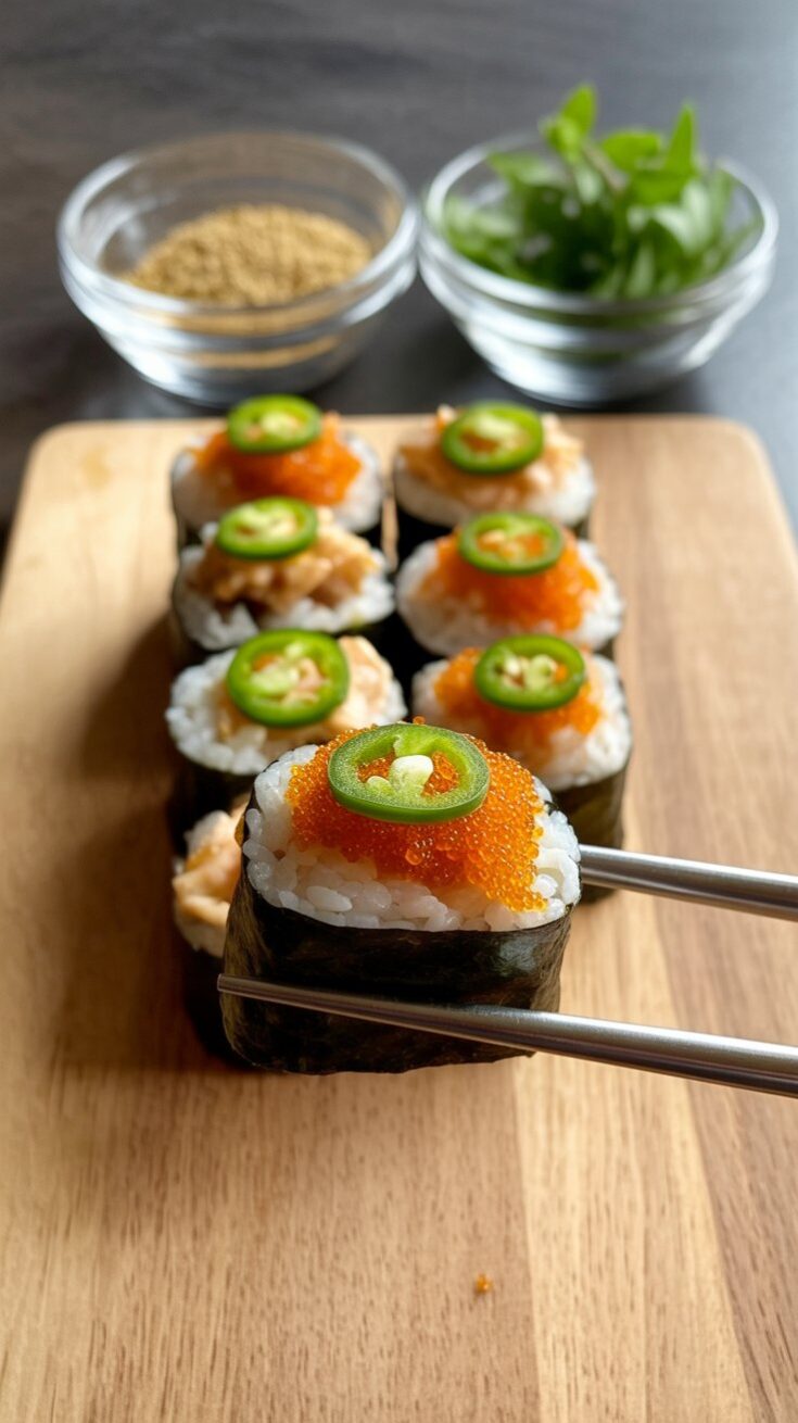 easy Spicy (Tinned) Tuna Rolls