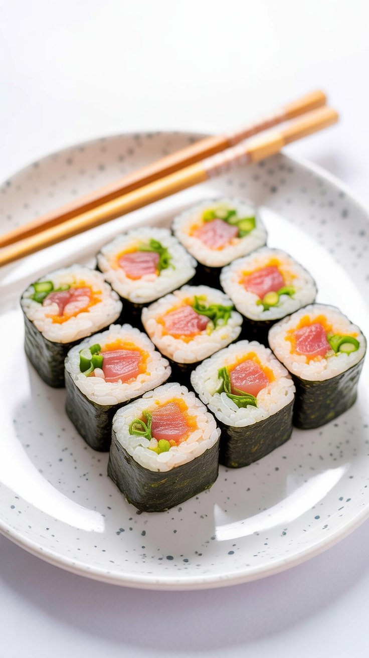 easy Spicy (Tinned) Tuna Rolls