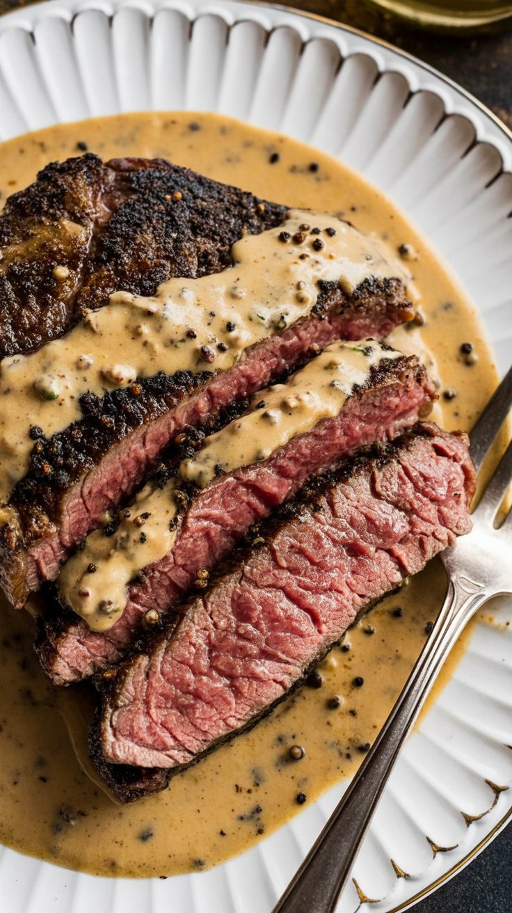 easy Steak au Poivre