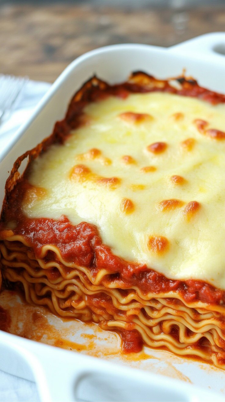 easy TikTok Ramen Lasagna