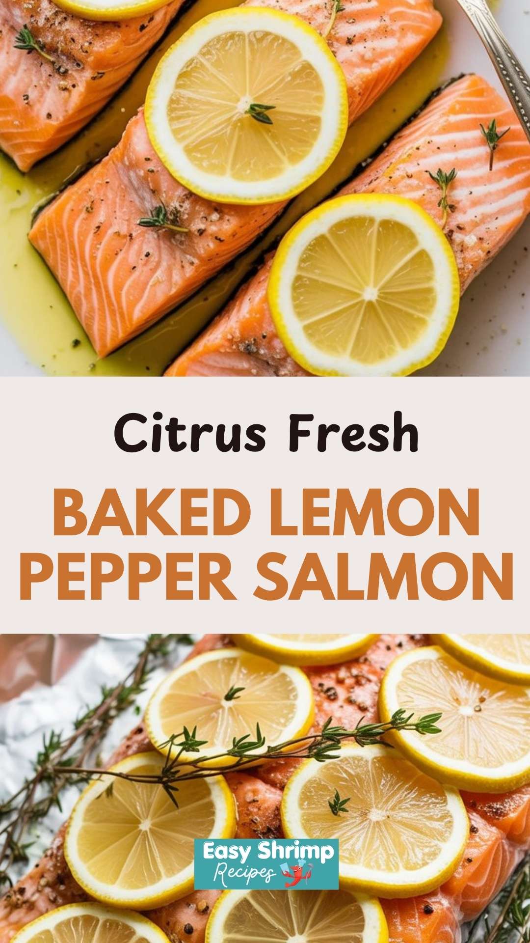 Baked Lemon Pepper Salmon