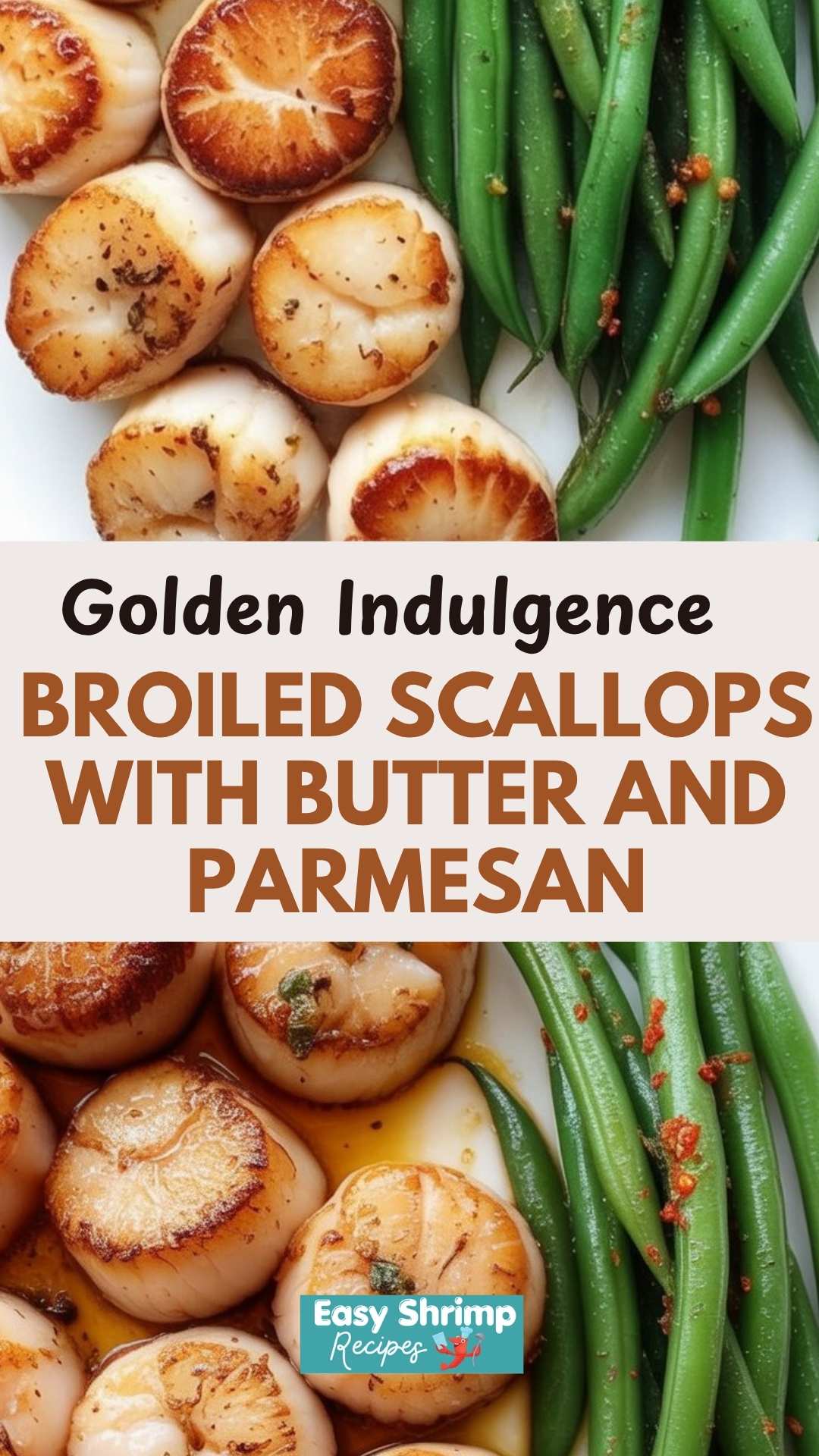 Broiled Scallops with Butter and Parmesan