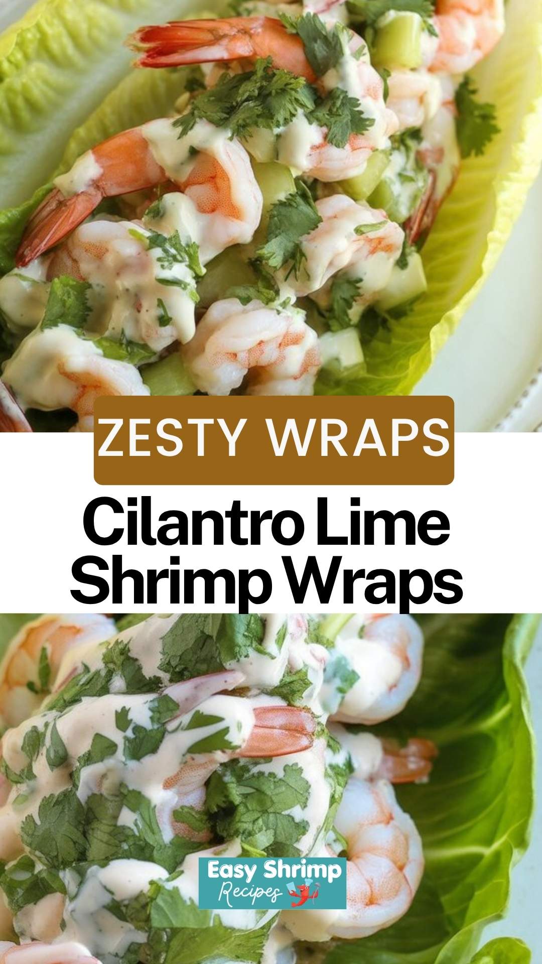 Cilantro Lime Shrimp Wraps