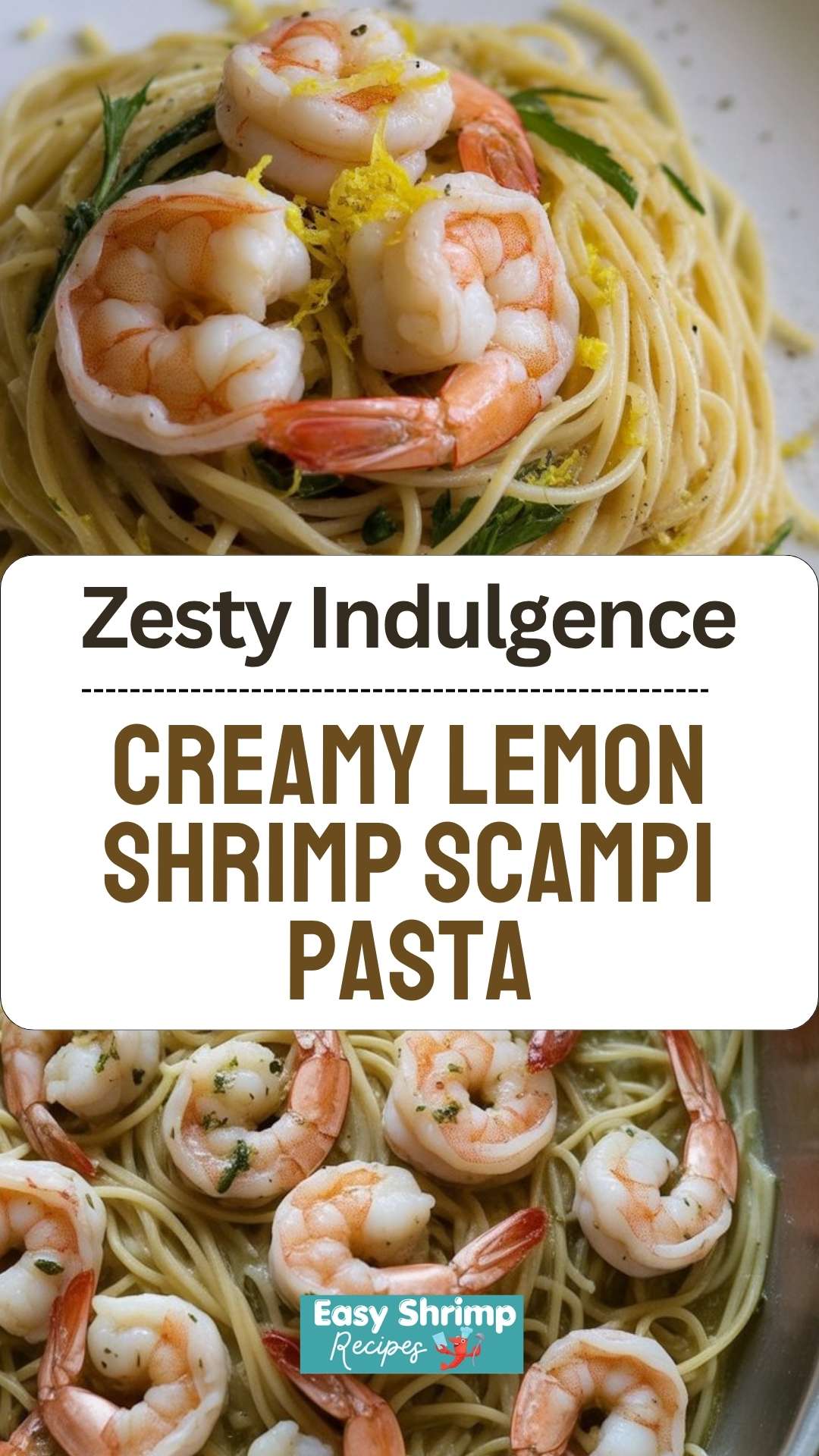 Creamy Lemon Shrimp Scampi Pasta