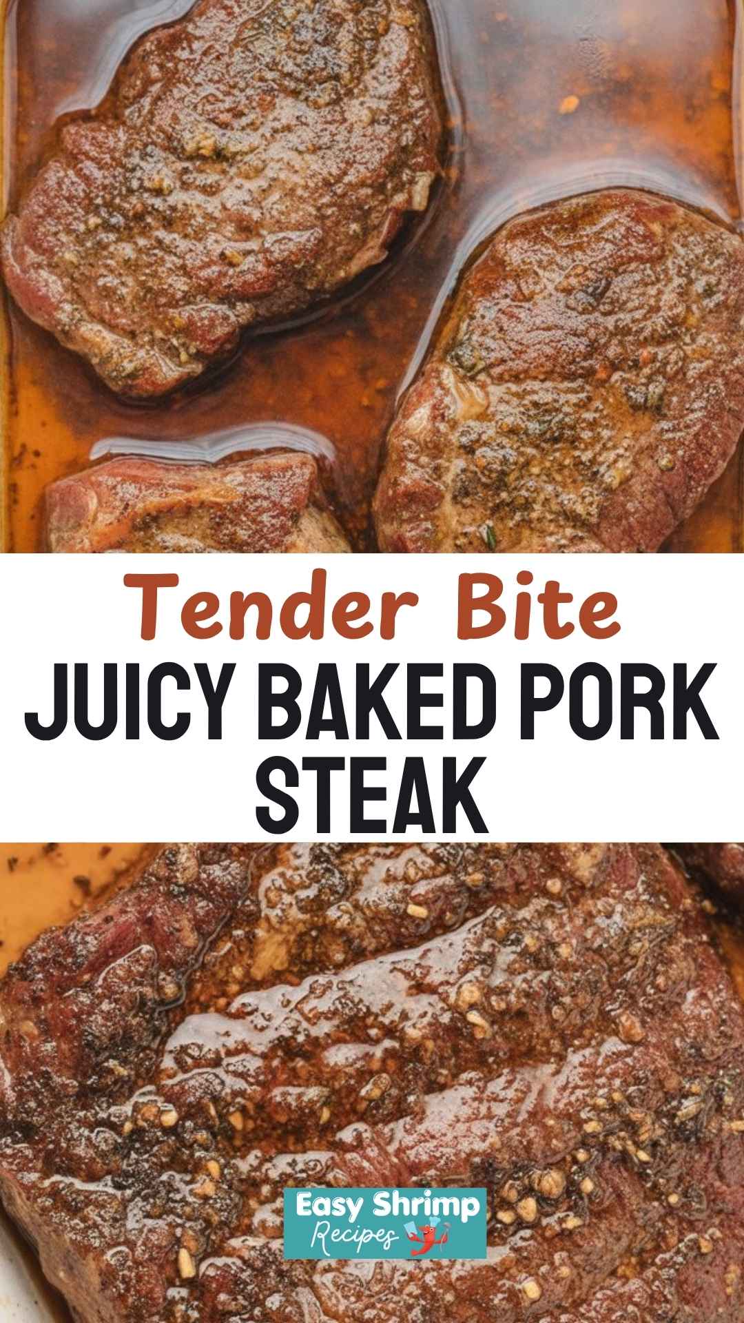 Juicy Baked Pork Steak