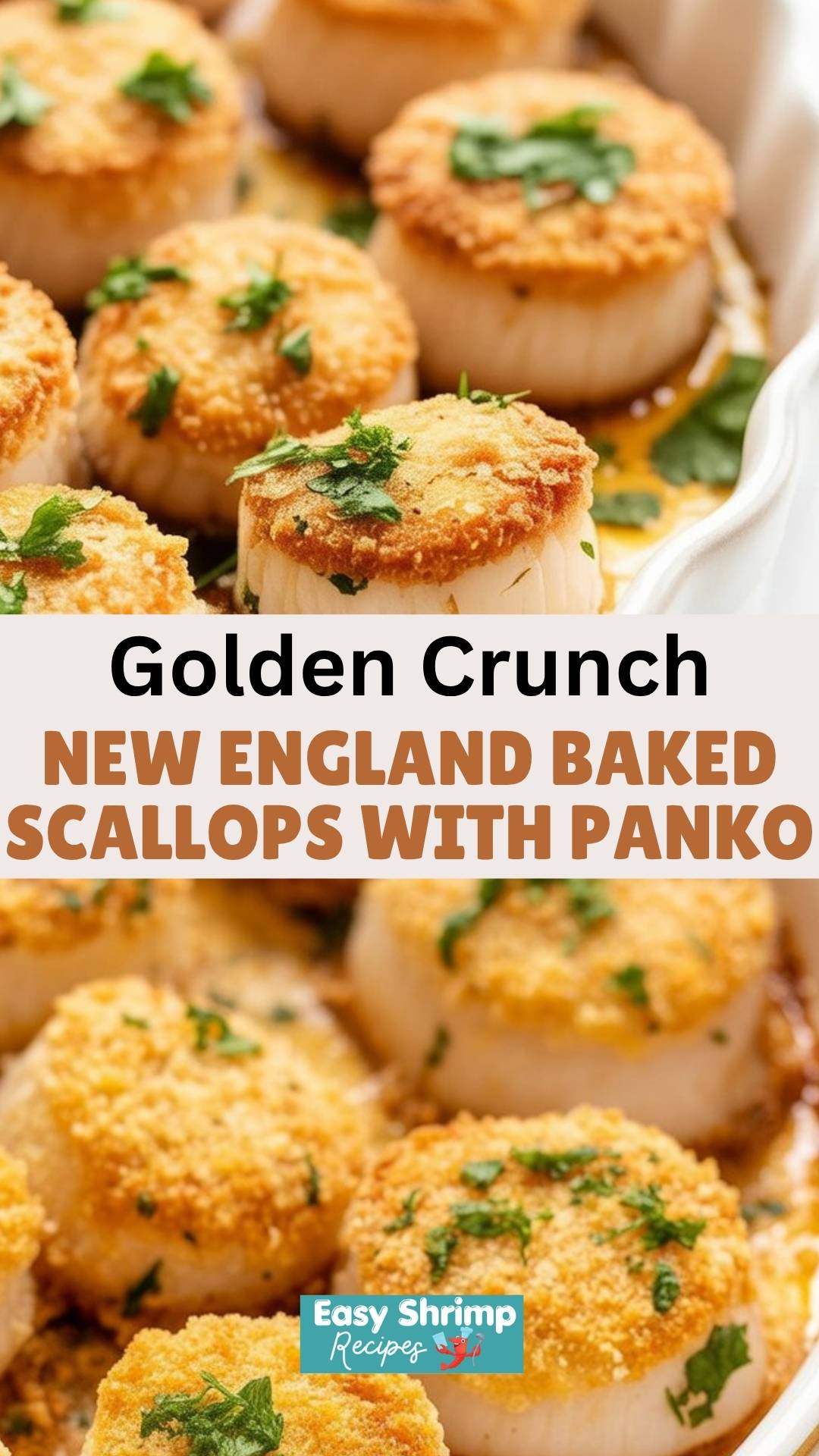New England Baked Scallops with Panko