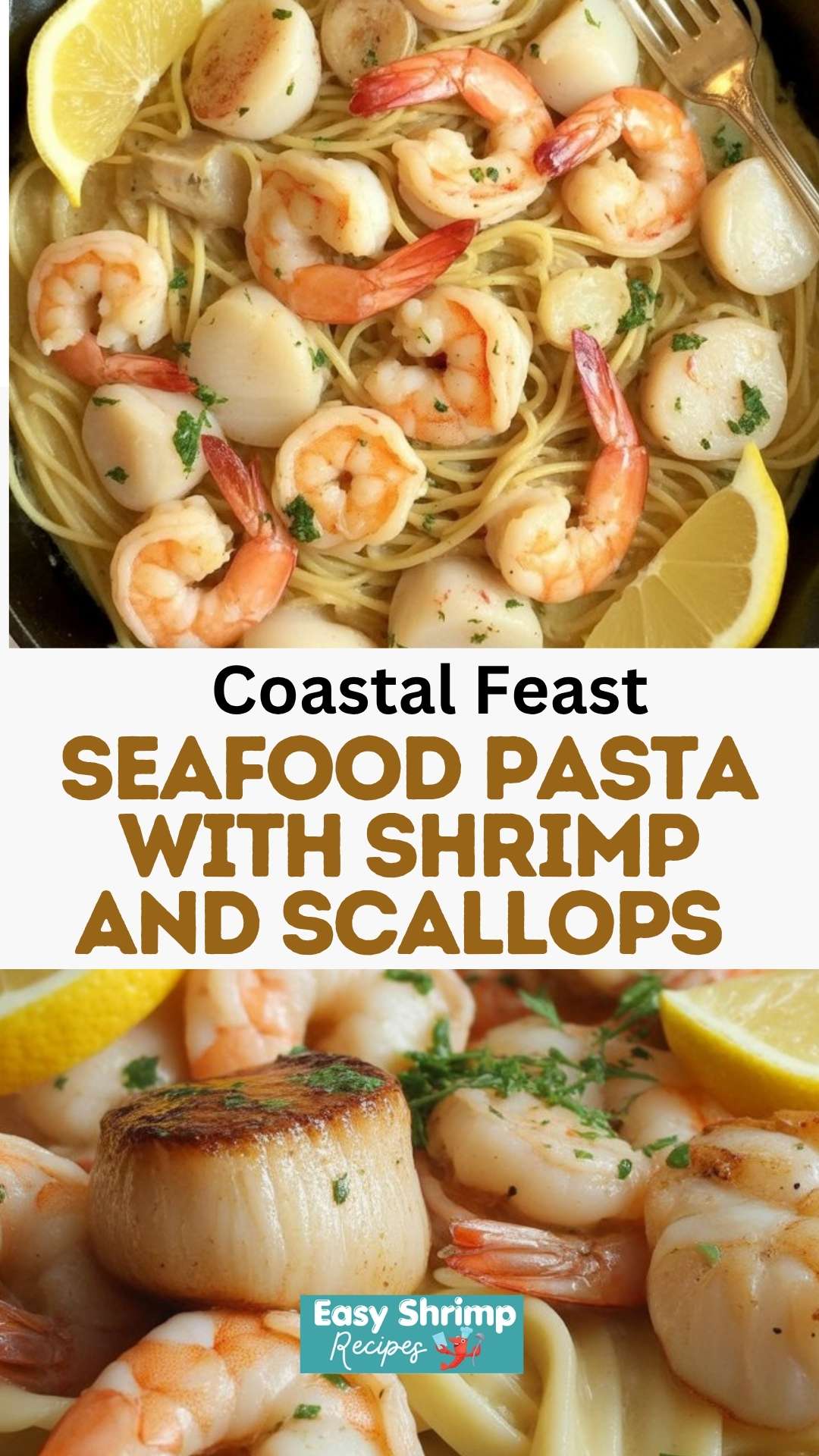 Seafood Pasta with Shrimp and Scallops