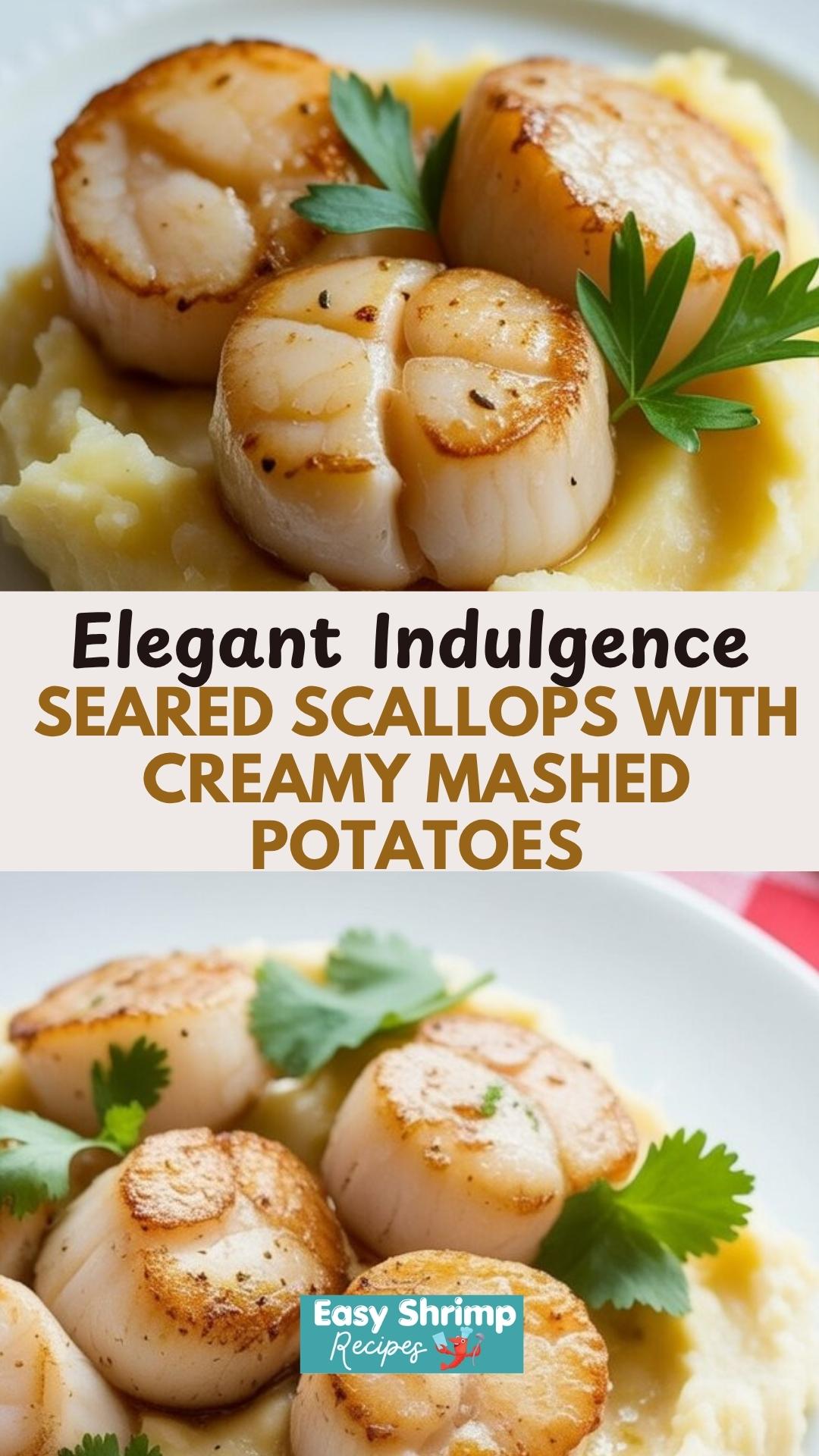 Seared Scallops with Creamy Mashed Potatoes
