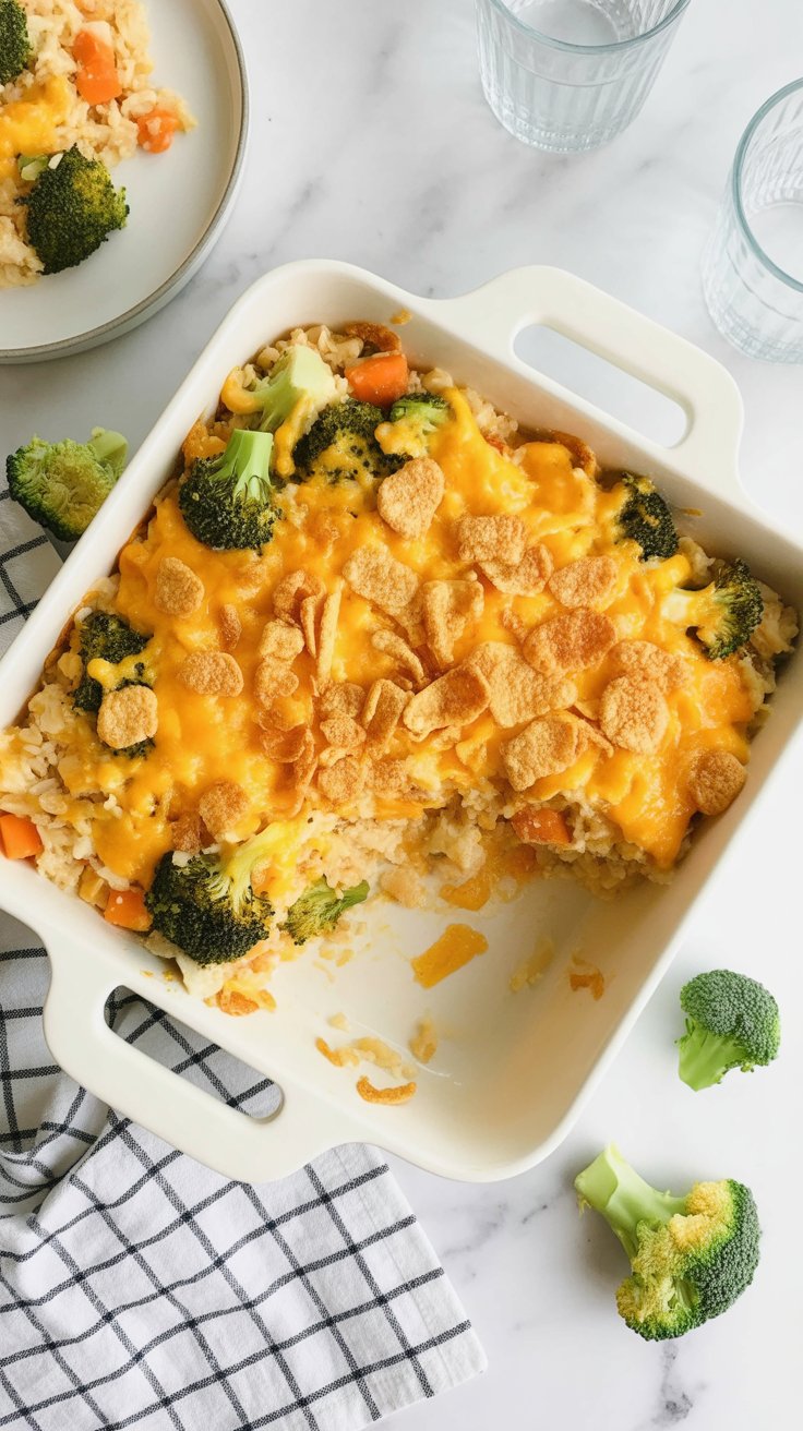 best Cheesy Broccoli Rice Casserole