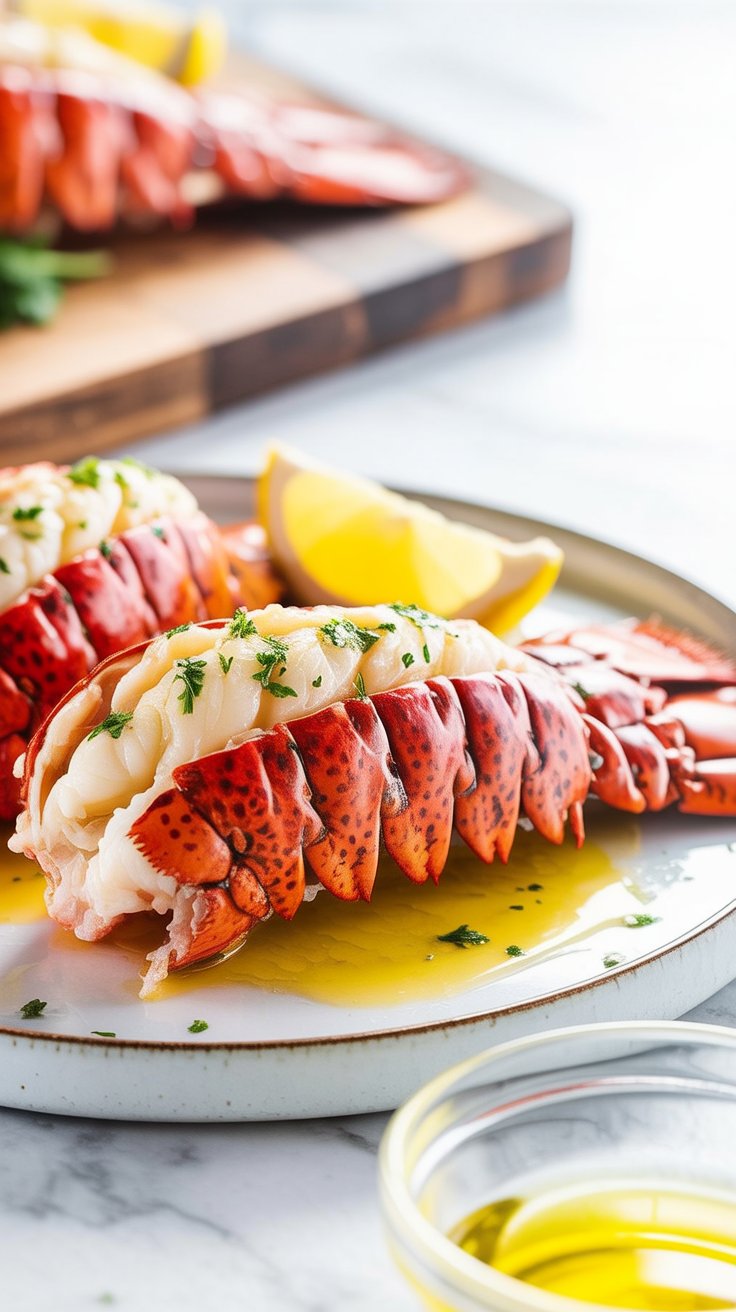 best Garlic-Butter Broiled Lobster Tails