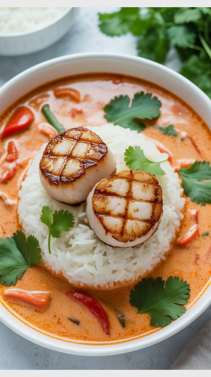 best Thai Curry Scallops