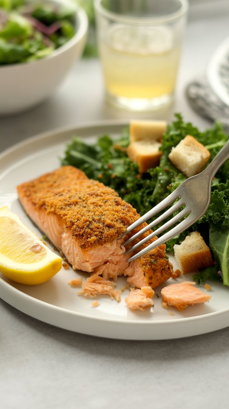 best Walnut Crusted Salmon (Sheet Pan or Air Fryer)