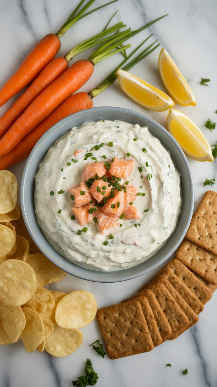 easy 10-Minute Smoked Salmon Dip with Cream Cheese