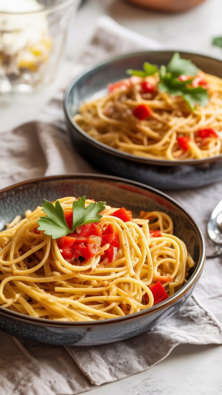 easy Authentic Venetian Crab Linguine