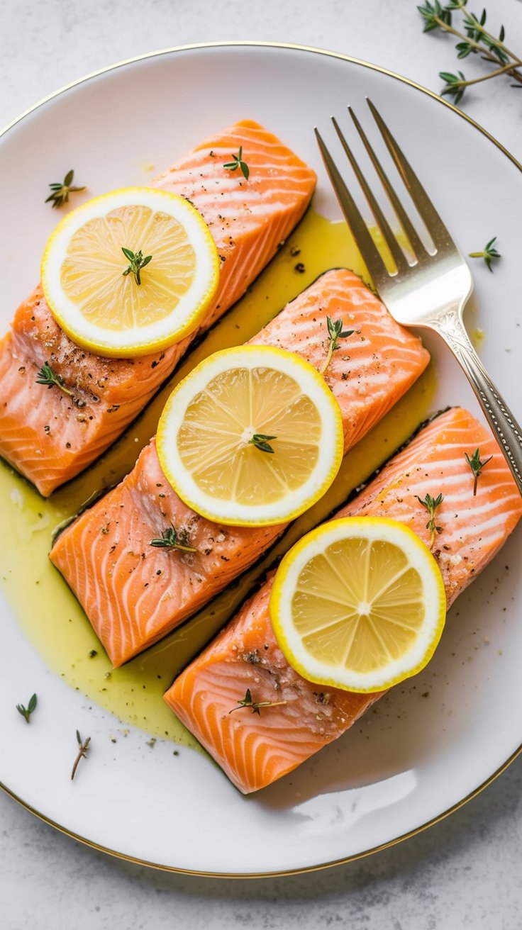 easy Baked Lemon Pepper Salmon