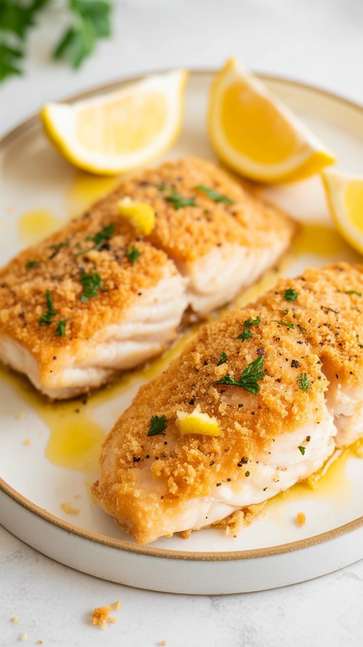 easy Baked Pacific Cod With Garlicky Breadcrumb Crust