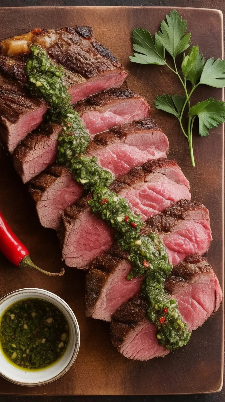 easy Chimichurri Steak