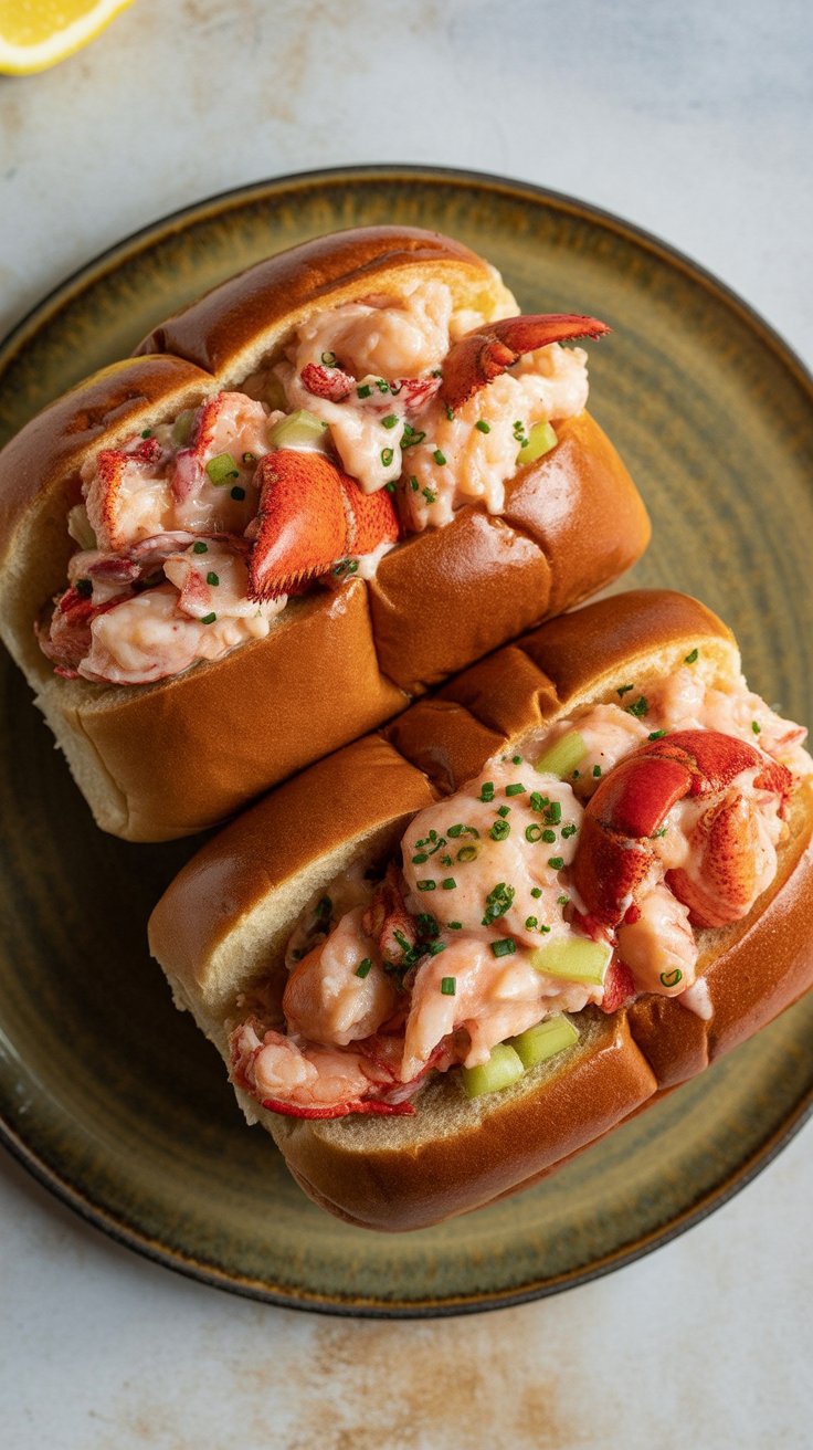 easy Connecticut Lobster Roll with Warm Brown Butter
