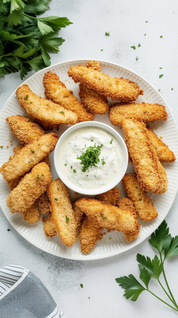 easy Crispy Baked Fish Sticks