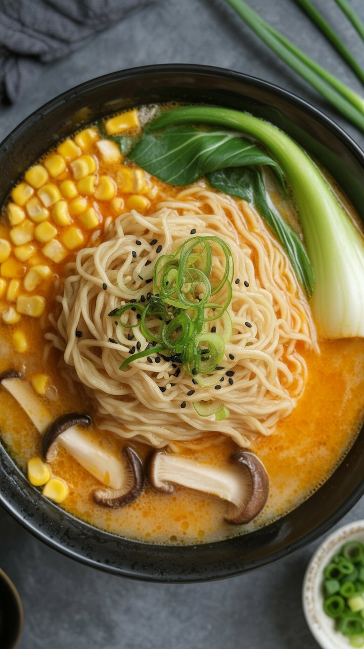 easy Easy One-Pot Spicy Miso Ramen (Vegan)