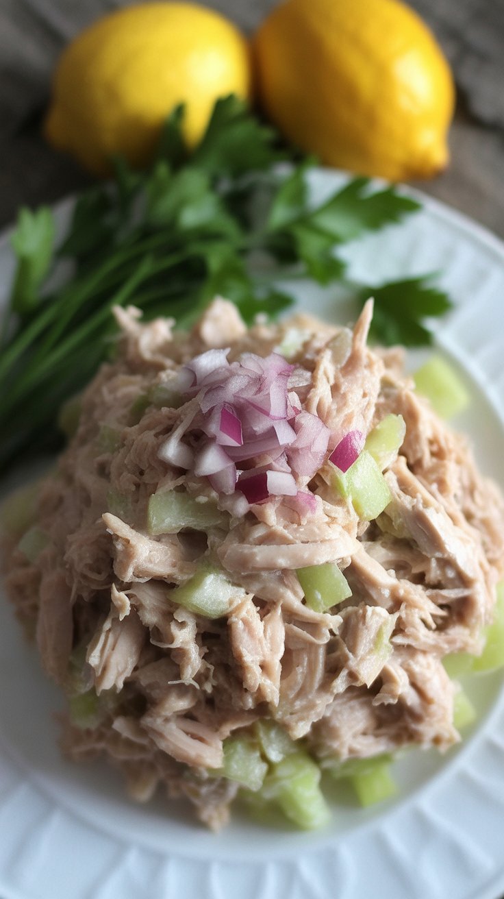 easy Fresh Blackfin Tuna Salad