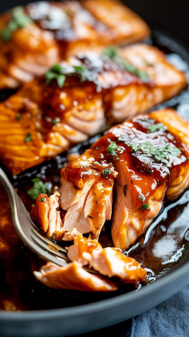 easy Honey-Garlic Glazed Salmon