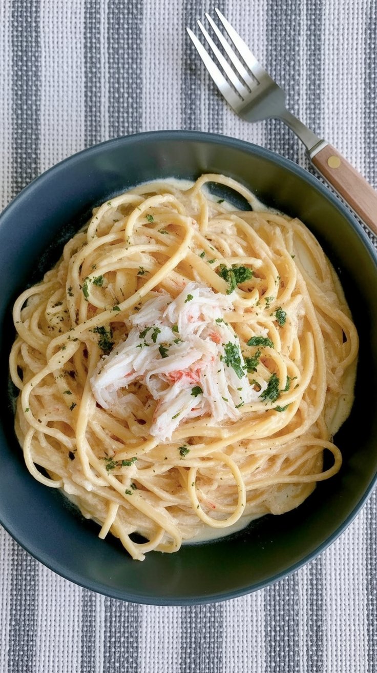 easy Red Lobster Crab Alfredo