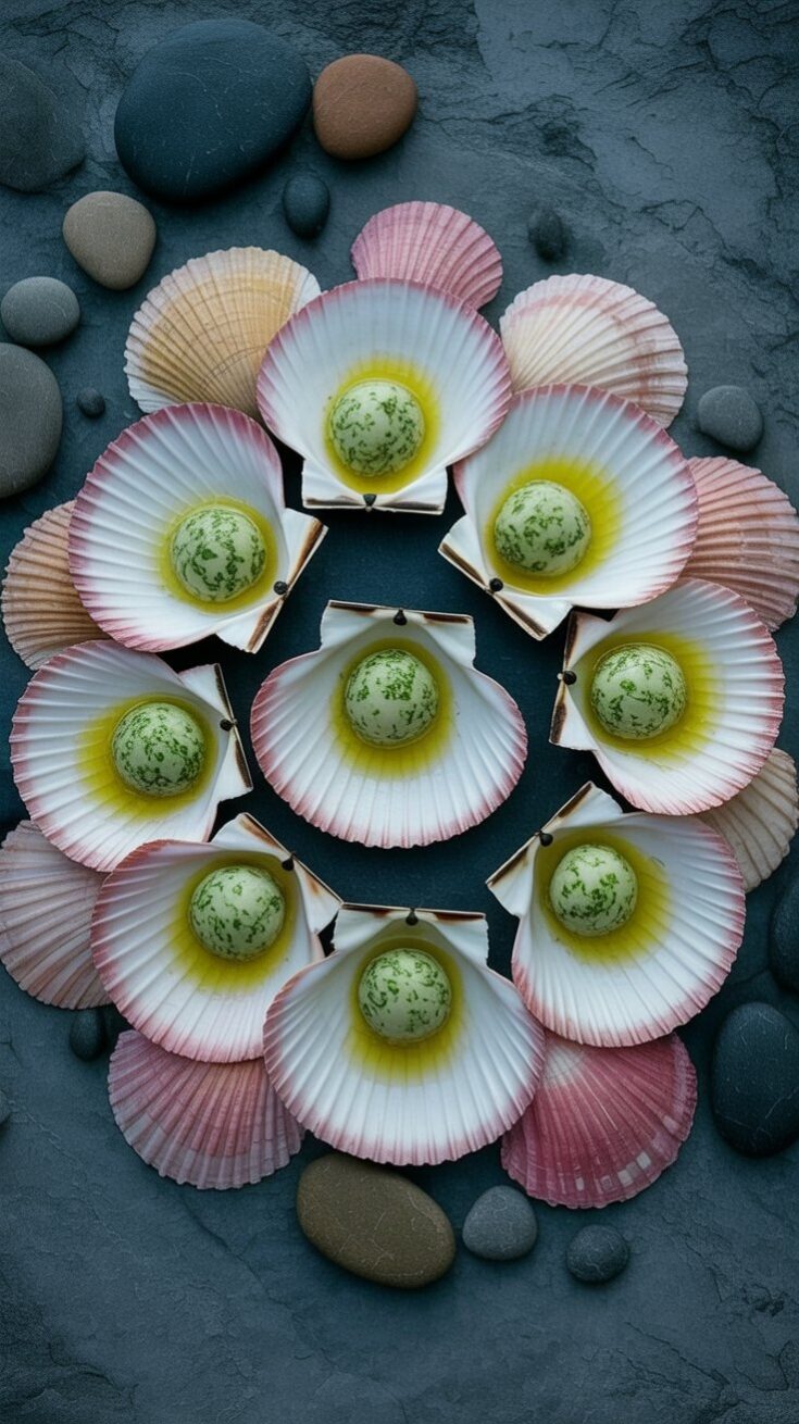 easy Scallops Baked in the Shell with Garlic Butter