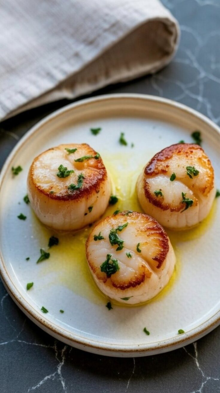 easy Sous Vide Scallops with Lemon Butter Sauce