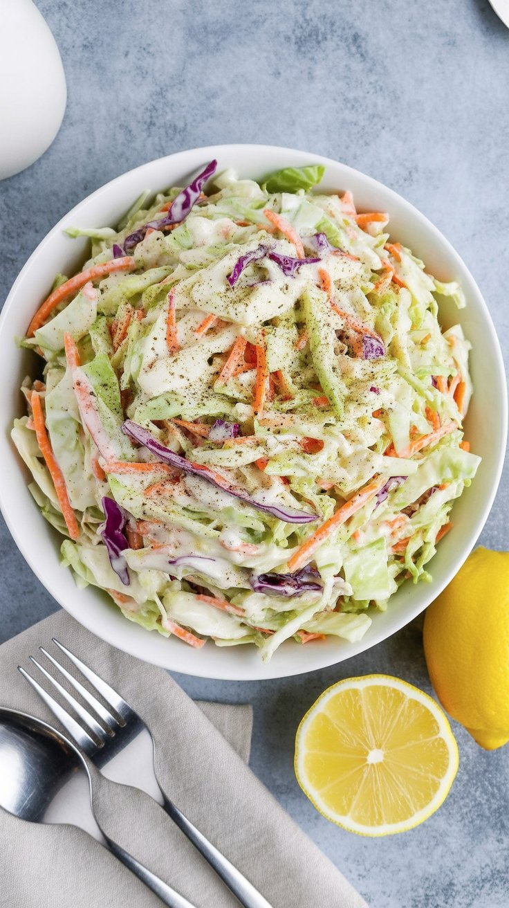 easy Southern Coleslaw- Creamy Coleslaw