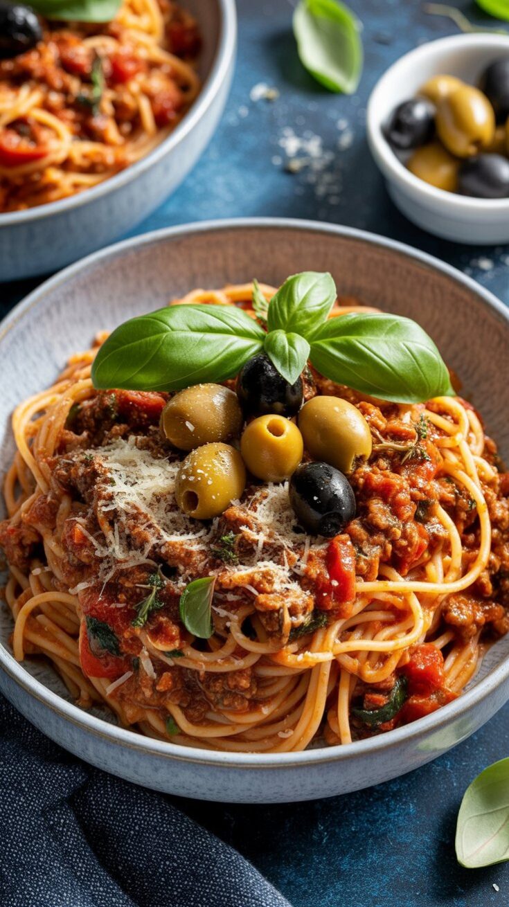 easy Spaghetti with Tuna and Tomatoes