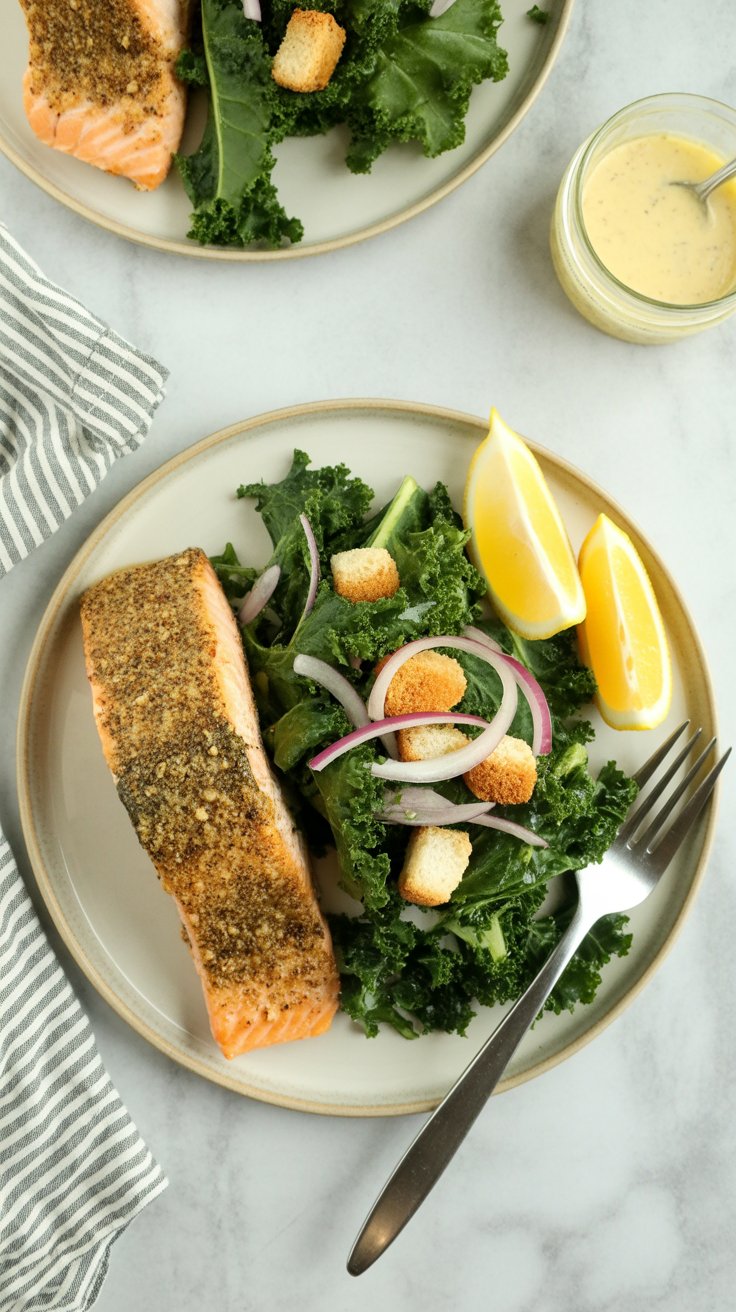 easy Walnut Crusted Salmon (Sheet Pan or Air Fryer)