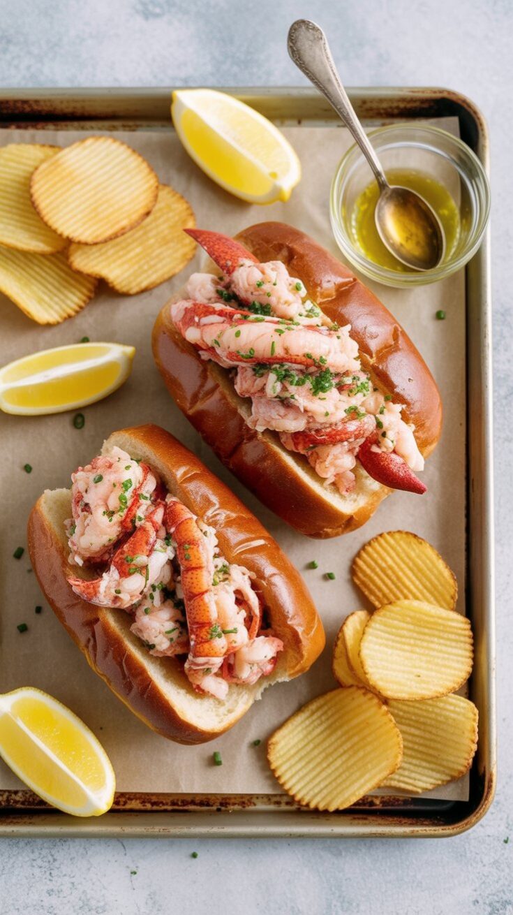 easy Warm and Buttery Lobster Rolls