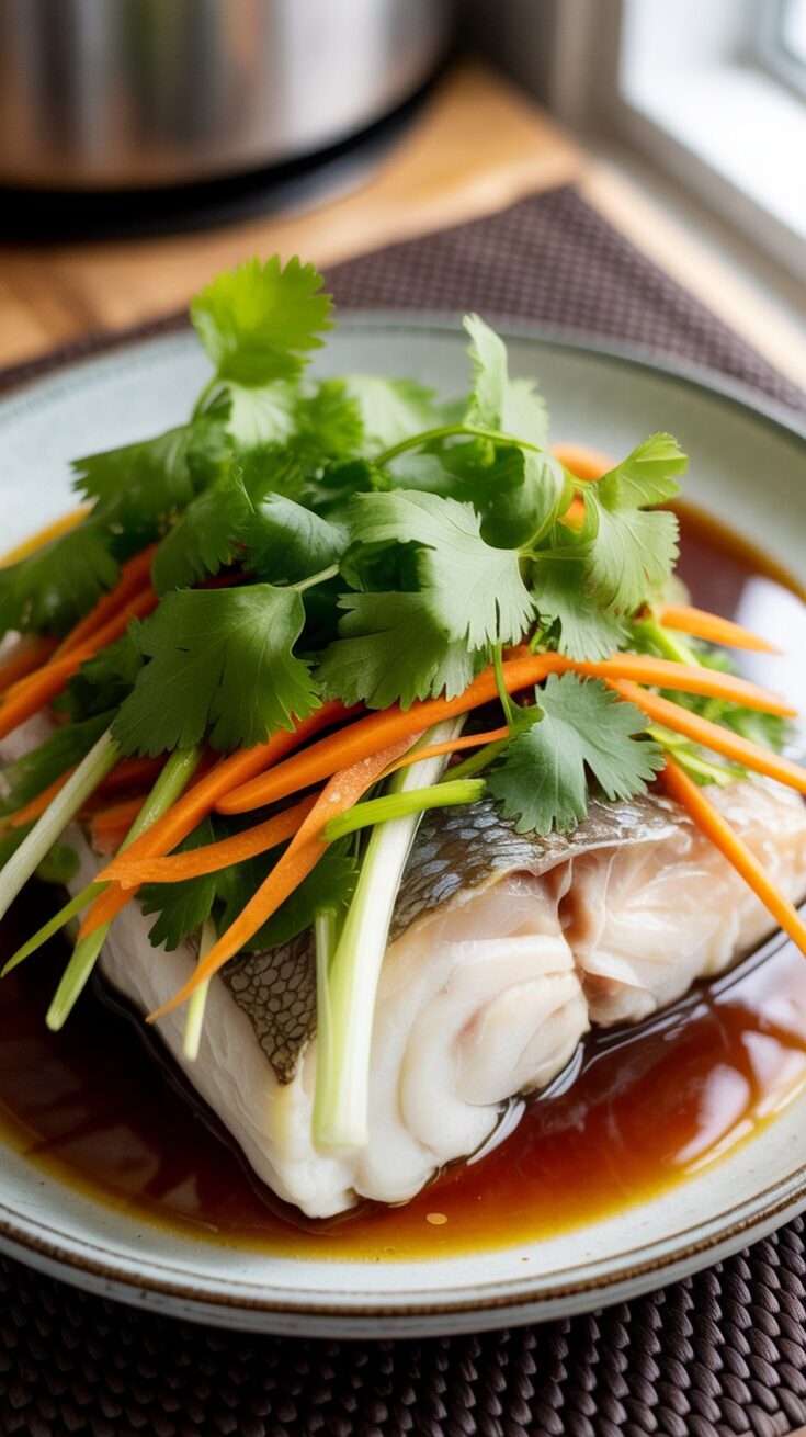 easy White Fish Fillets with Ginger and Soy