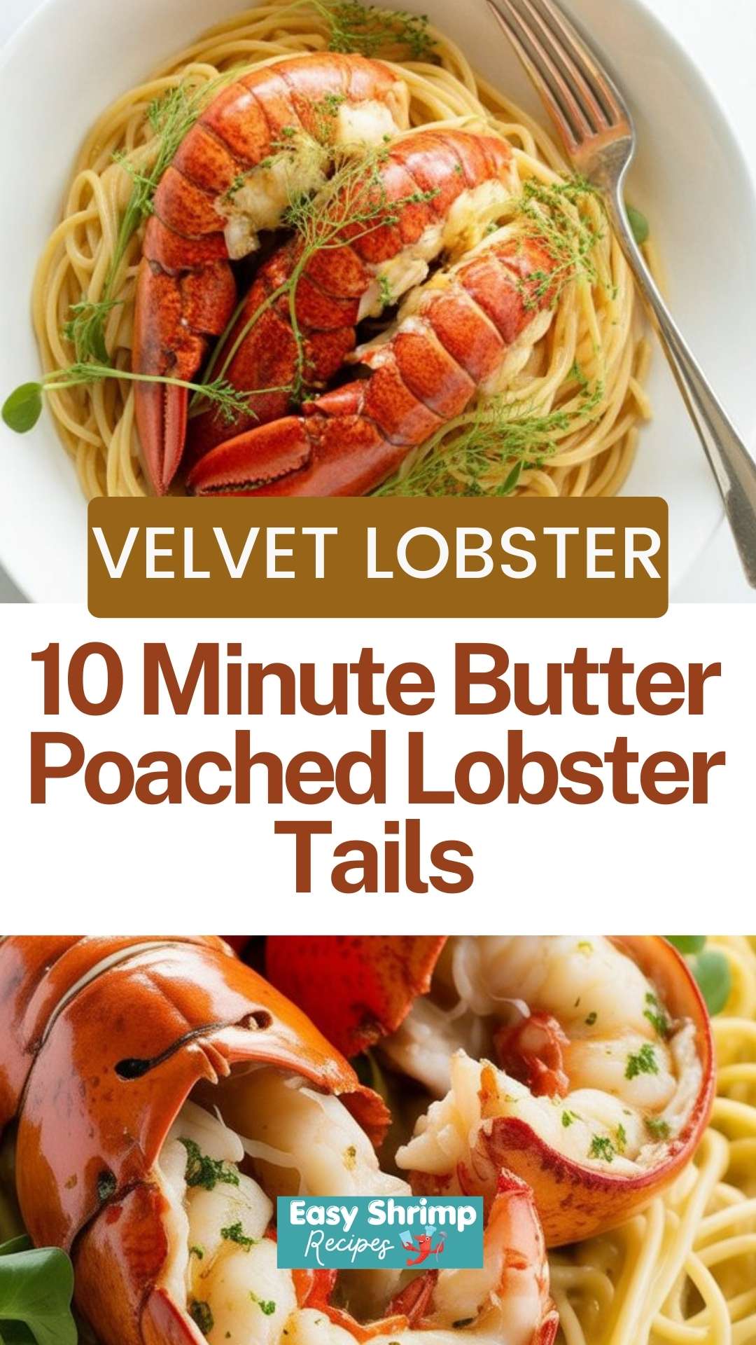 10 Minute Butter Poached Lobster Tails