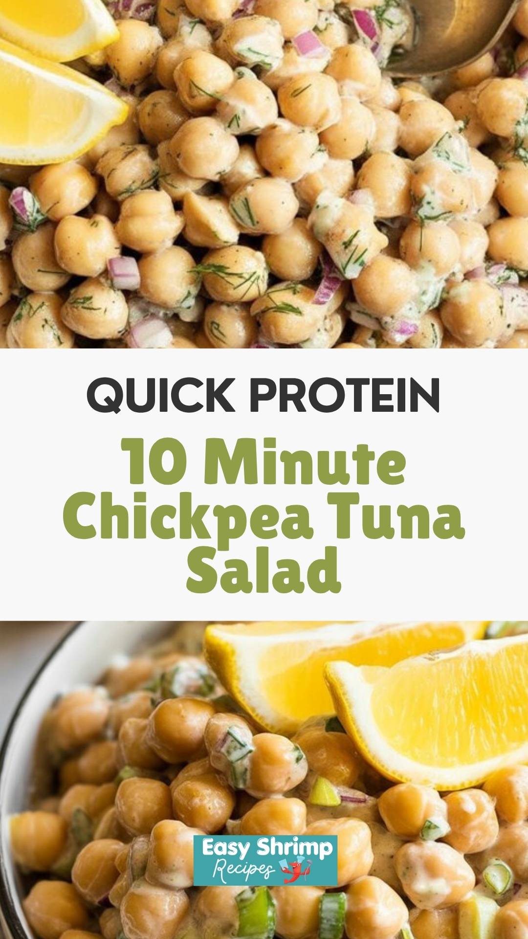 10 Minute Chickpea Tuna Salad