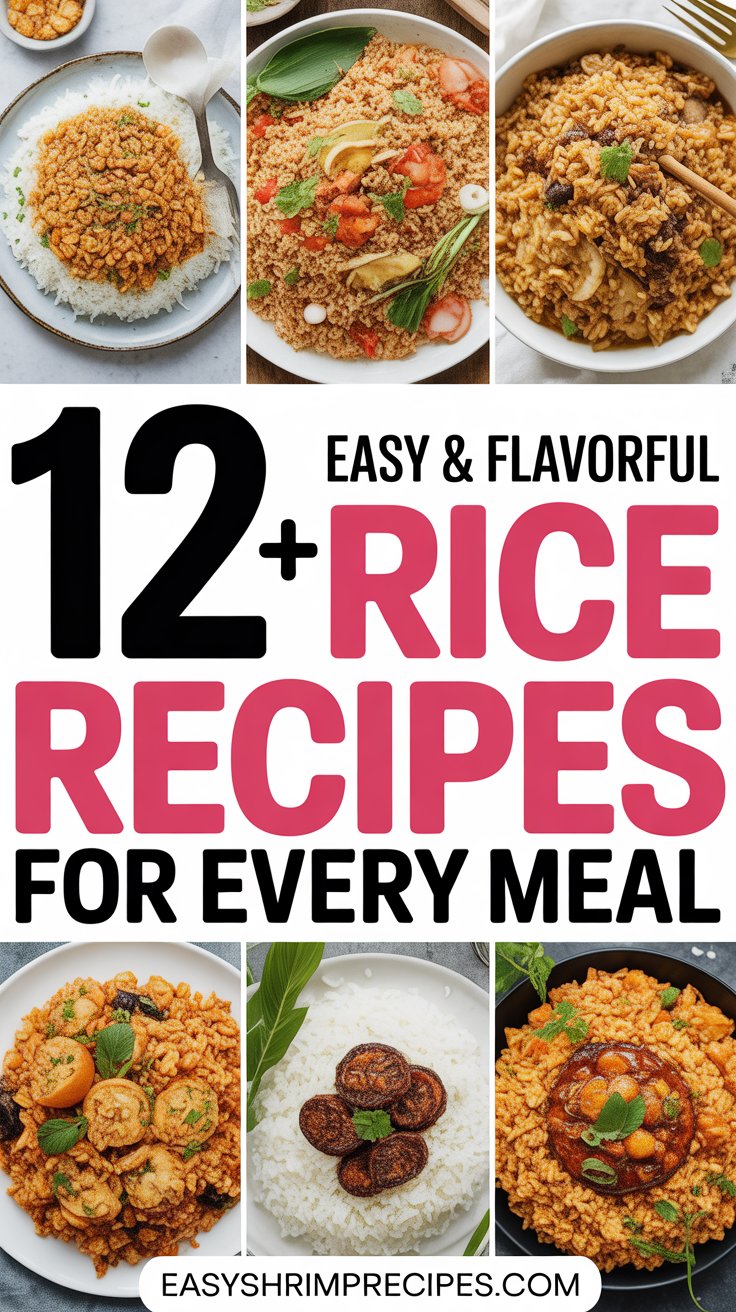 12+ Easy & Flavorful Rice Recipes for Every Meal