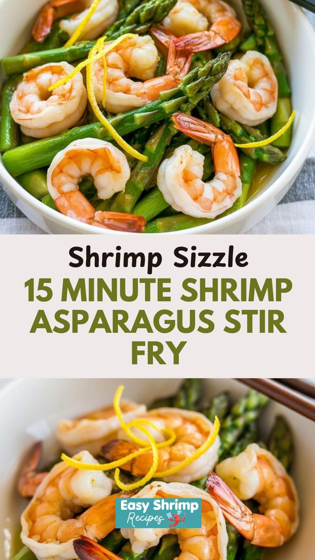 15 Minute Shrimp Asparagus Stir Fry