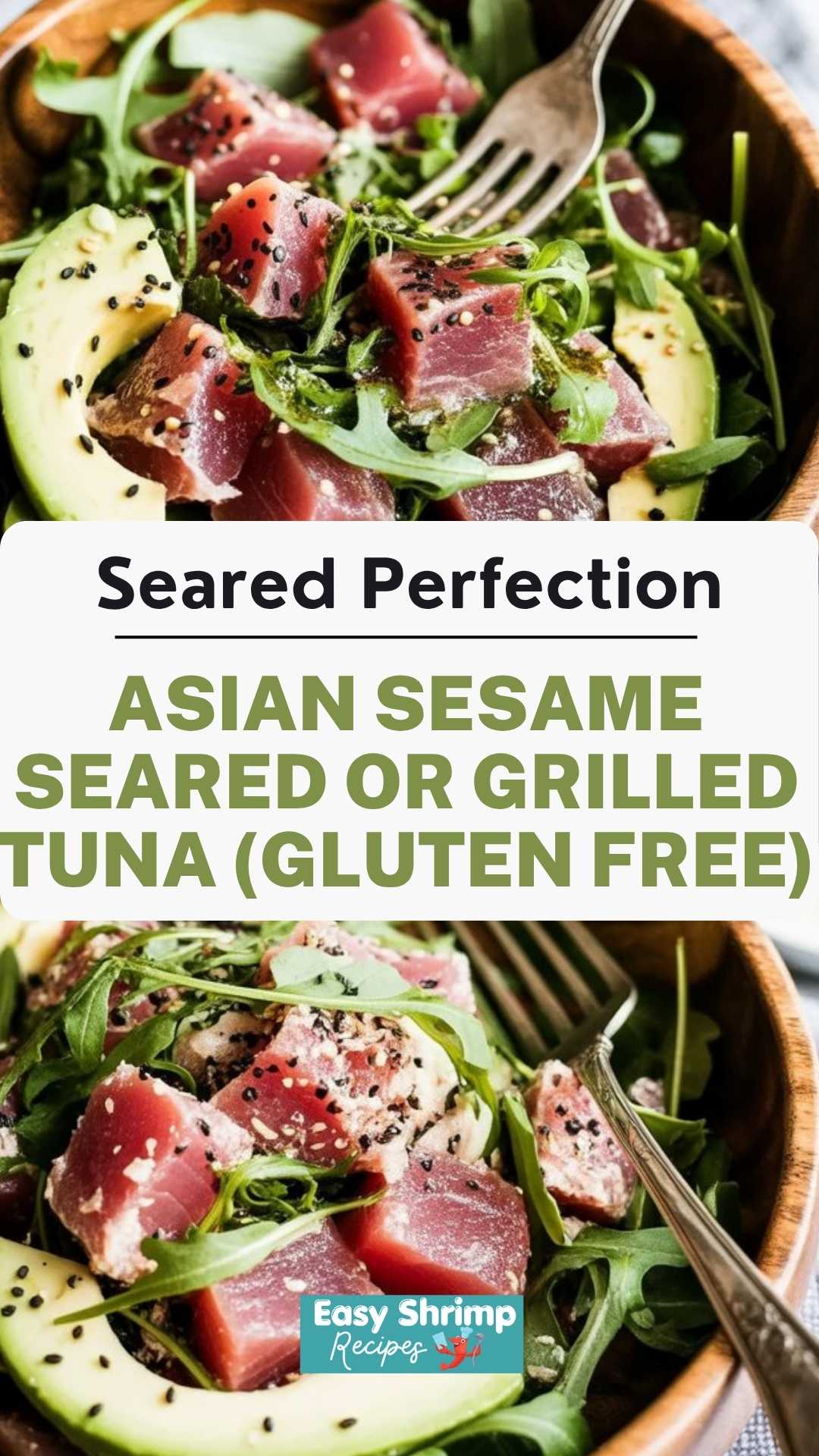 Asian Sesame Seared or Grilled Tuna (Gluten Free)