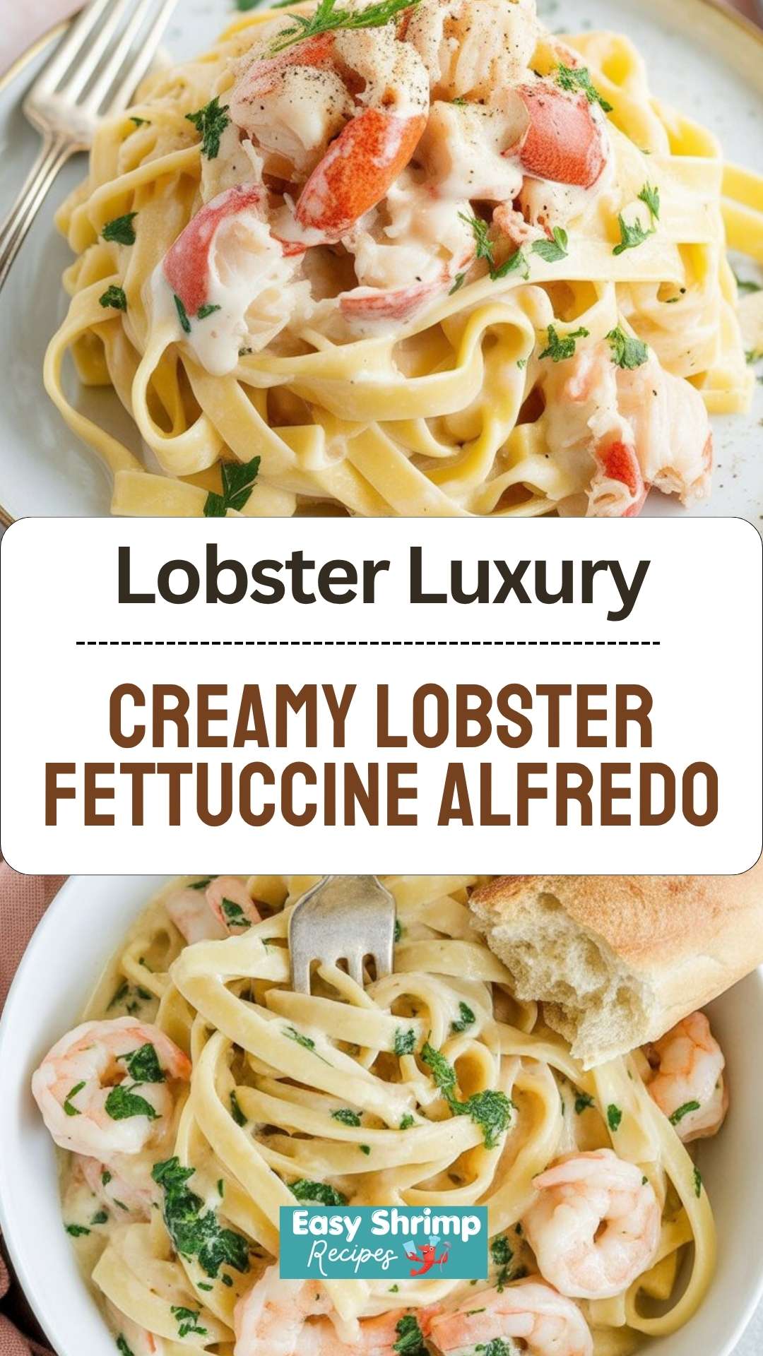 Creamy Lobster Fettuccine Alfredo