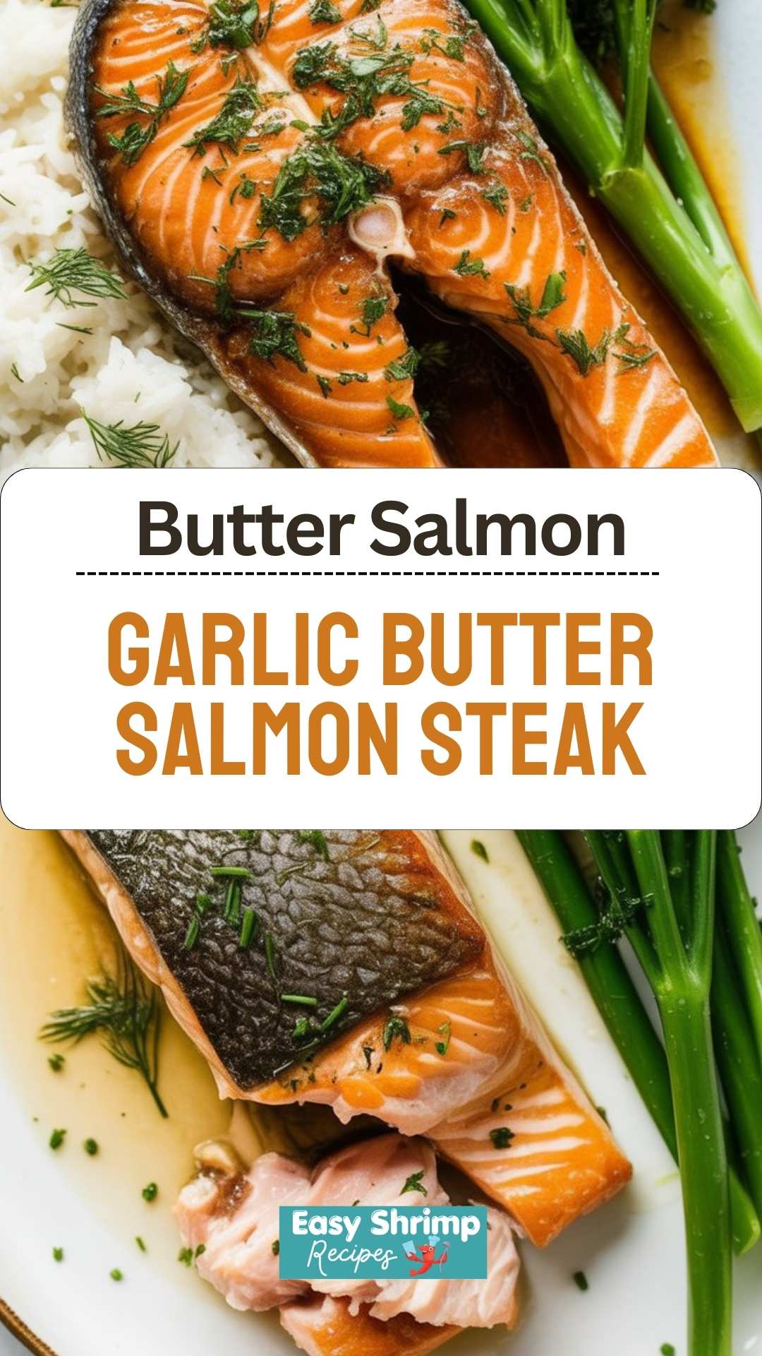Garlic Butter Salmon Steak