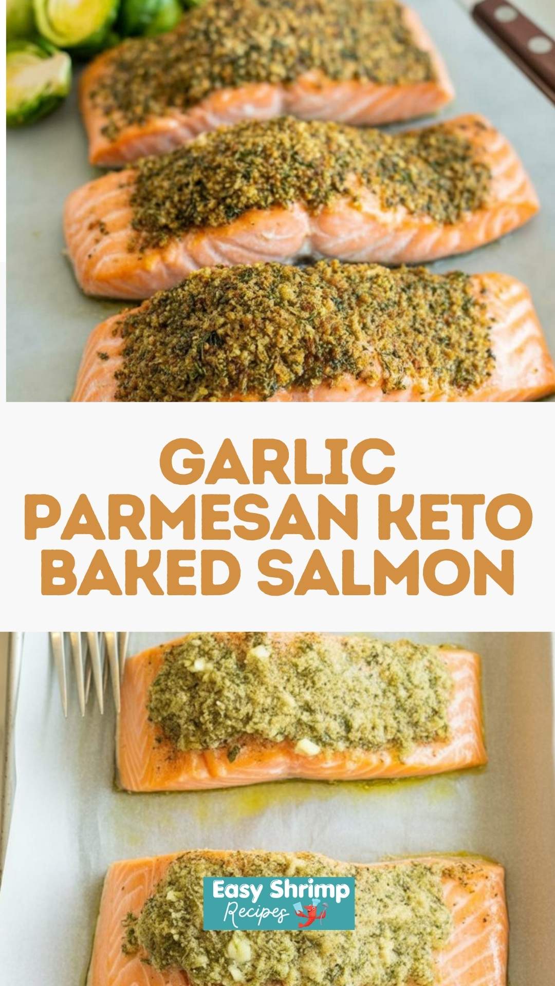 Garlic Parmesan Keto Baked Salmon