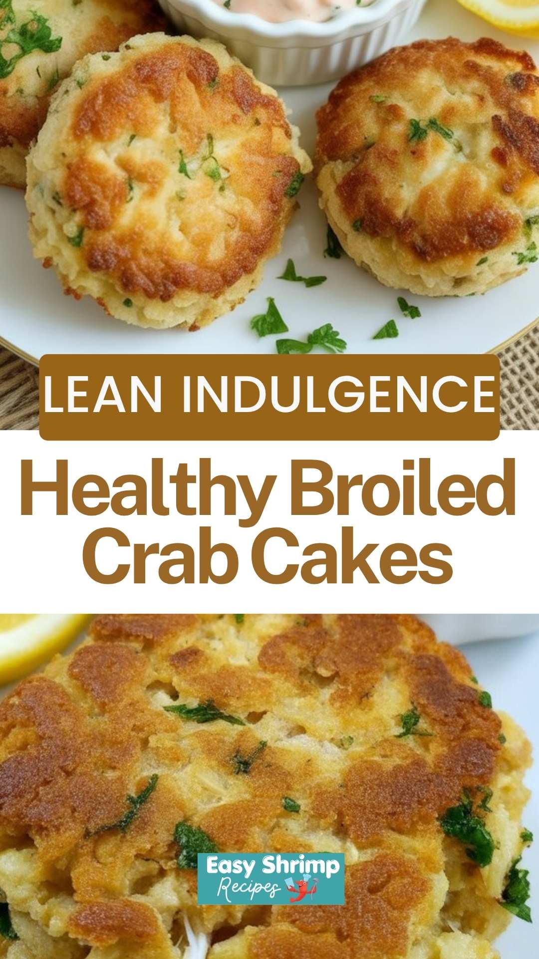 Healthy Broiled Crab Cakes