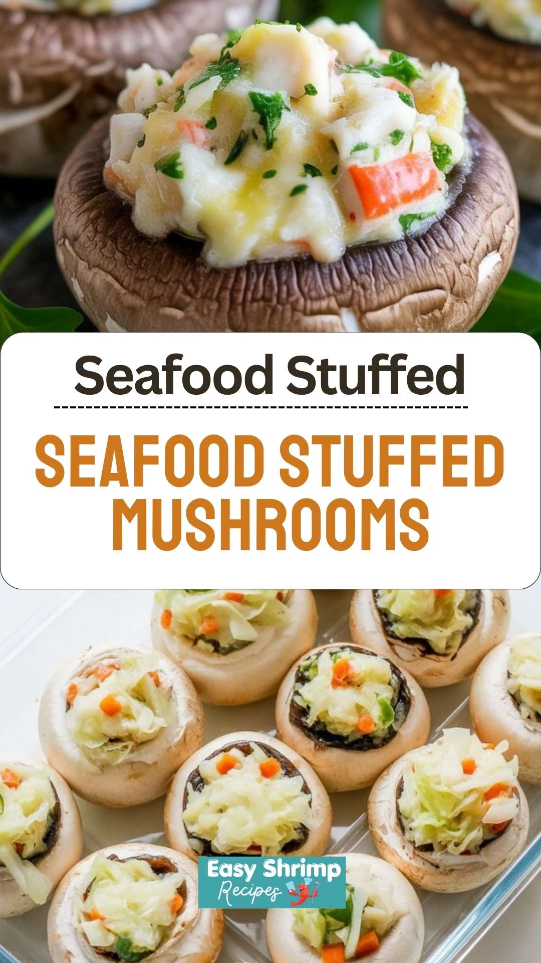 Seafood Stuffed Mushrooms