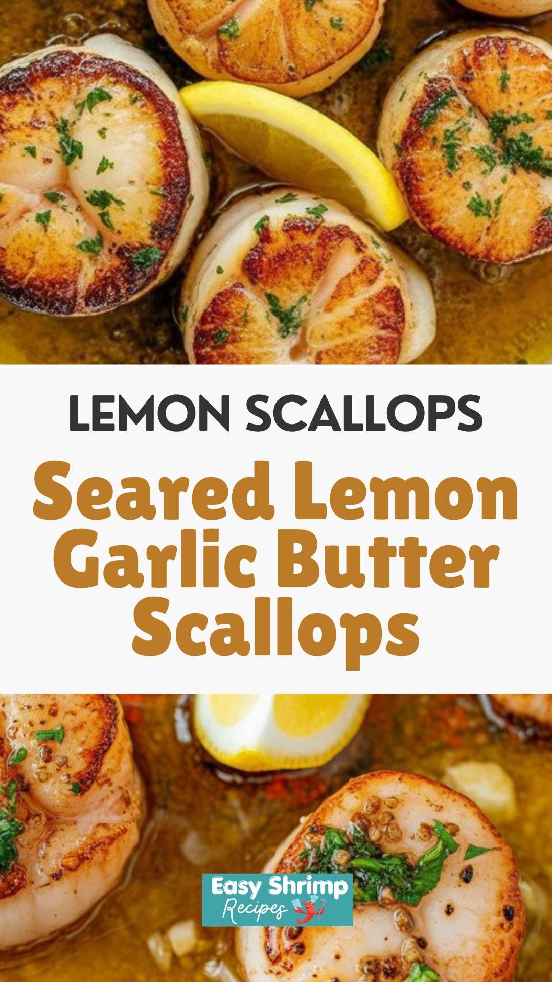 Seared Lemon Garlic Butter Scallops