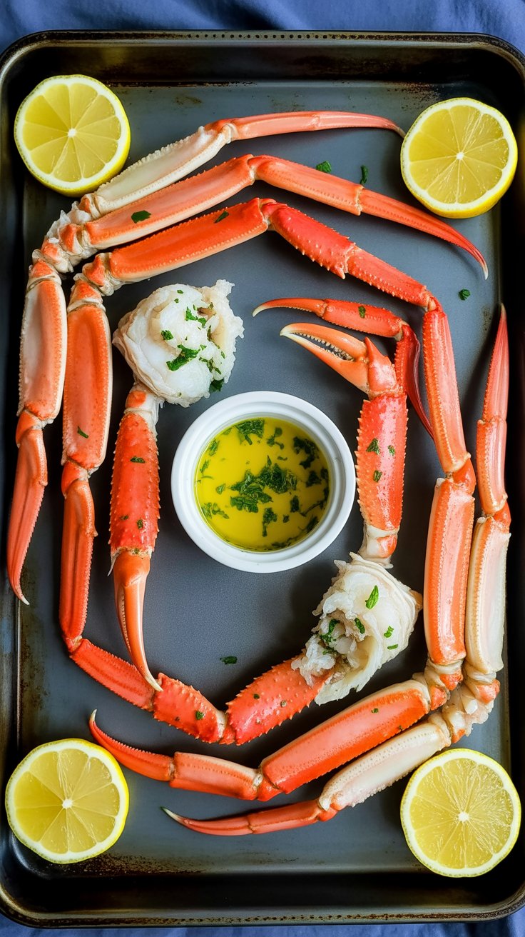 best Baked Crab Legs with Garlic Butter